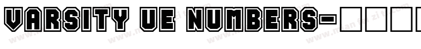 VARSITY UE NUMBERS字体转换
